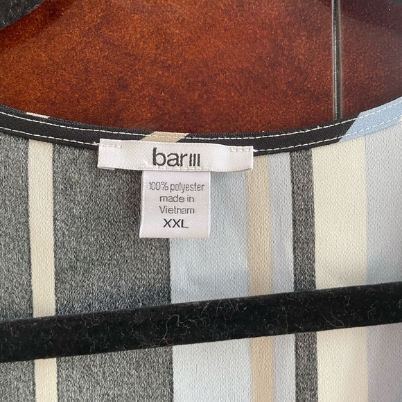 Bar III Striped Wrap Maxi Dress - Size XXL - Picture 3 of 4